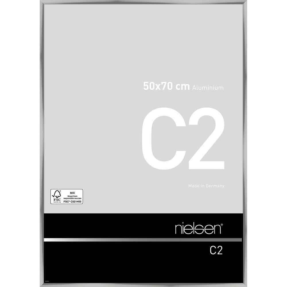 Nielsen Alurahmen C2 50x70 cm silber